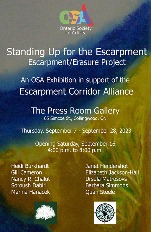 Standing Up for the Escarpment Poster